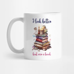 I Look Better Bent Over A Book Mug